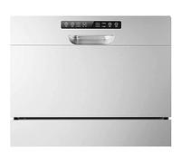 Kitchen1250W Lavastoviglie da Tavolo Lavastoviglie Automatica da Banco 5 Programmi, con 6 Coperti, Lavastoviglie da Cucina da Incasso, Pulizia Rapida, Efficiente Energetico, Stoviglie Asciut