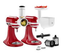 KitchenAid 5KSM2FPPC Set di accessori con tritacarne, passaverdure e affettaverdure per planetarie