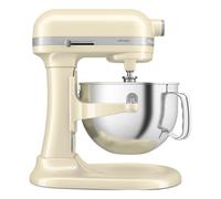 KitchenAid 5KSM60SPXEAC Sbattitore con base 375 W Crema, Grigio, Acciaio inox