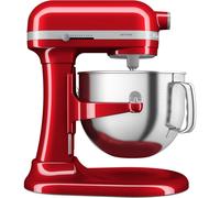 KitchenAid 5KSM70SHXECA Sbattitore con base 375 W Grigio, Rosso, Acciaio inox