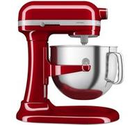 KitchenAid 5KSM70SHXEER Sbattitore con base 375 W Grigio, Rosso, Acciaio inox