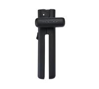 KitchenAid - Apriscatole con bloccaggio, nero opaco, resistente, manuale, con lama in acciaio inox, con meccanismo di bloccaggio, utensile da cucina con manico ergonomico, 18 cm