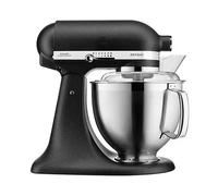 KITCHENAID ARTISAN 5KSM185PS ROBOT DA CUCINA, 300 W, capacità ciotola 4,8 l, Nero