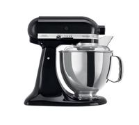 Kitchenaid Artisan, planetaria 5KSM175PSEOB con testa reclinabile 4,8 Lt, accessori inclusi, onix black Artisan, planetaria 5KSM175PSEOB con testa reclinabile 4,8 Lt, accessori inclusi, onix black