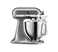 Kitchenaid Artisan, planetaria 5KSM185PSEMS con testa reclinabile 4,8 Lt, accessori in acciaio inox, argento medaglia Artisan, planetaria 5KSM185PSEMS con testa reclinabile 4,8 Lt, accessori in acciai