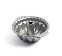 KitchenAid Bakeware Teglia Antiaderente in Acciaio Alluminato Senza PFAS da 24 cm per Torte a Forma di Banda Tulband, Sicura al Forno, Lavabile in Lavastoviglie, Grigio