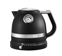 Kitchenaid Bollitore ad acqua 1,5 Litro - Artisan - Bollitore in acciaio inox con indicatore di temperatura - 2400W - Nero