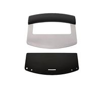 KITCHENAID Coltello Mezzaluna con Lama Curva in Acciaio Inox, 15 cm, Nero, Cardato