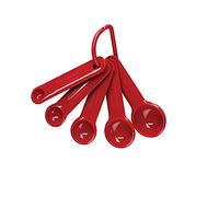 Kitchenaid Cucchiai Dosatori, Set Da 5, Lavabili In Lavastoviglie, A Incastro, Rosso Imperiale
