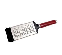 KitchenAid Grattugia con Manico in Acciaio Inossidabile, Taglio Medio, Bidirezionale - Color Rosso Imperiale