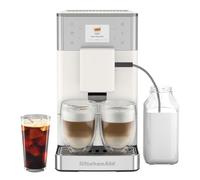 KitchenAid KF3 Macchina da Caffè Superautomatica, Sistema AutoMilk, Macinacaffè IntelliGrind, 15+ Ricette, Caffè Freddo, Display 6cm, 15-18 Bar, Bianco Porcellana