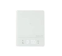 KitchenAid KQ913 - Bilancia digitale impermeabile (IPx7), per cucina e cibo, lettura LED, capacità massima 5 kg, bianco