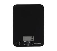KitchenAid KQ914BA - Bilancia digitale da cucina e cibo, capacità 5 kg, misura ingredienti liquidi e secchi, manopola girevole, risultati precisi per cottura, cheto e preparazione dei pasti, tara,