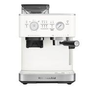 KitchenAid Macchina Espresso con Macinino Integrato Porcellana | Espresso appena macinato con 15 livelli di macinatura, controllo PID e lancia vapore; struttura metallica resistente