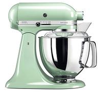 Kitchenaid Planetaria - Artisan - Robot da Cucina con testa inclinabile e 7 accessori - 4.8 L - Impastatrice - Color Pistacchio