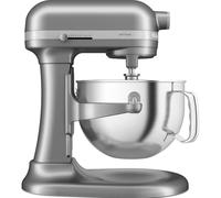 KitchenAid Robot da Cucina - Artisan - Robot da cucina multifunzione con ciotola sollevabile - Con 5 accessori - 5,6L - Argento placcato