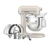 KitchenAid Robot da Cucina - Artisan - Robot da cucina multifunzione con ciotola sollevabile - Con 5 accessori in acciaio inox - 6,6L - Milkshake