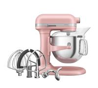 KitchenAid Robot da Cucina - Artisan - Robot da cucina multifunzione con ciotola sollevabile - Con 5 accessori in acciaio inox - 6,6L - Dried rose