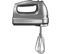 KitchenAid Sbattitore elettrico 9 velocità - Indicatore LED - 4 accessori lavabili in lavastoviglie - Argento placcato