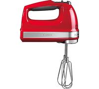KitchenAid Sbattitore elettrico 9 velocità - Indicatore LED - 4 accessori lavabili in lavastoviglie - Rosso imperiale