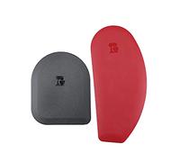 KitchenAid Set di 2 Raschietti per Pentole e Ciotole in silicone - Rosso Impero / Nero Onice
