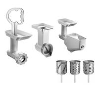KitchenAid Set di 3 Accessori Tritatutto + Passaverdure + Grattugia 5ksm2fppc