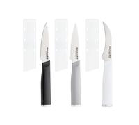 KitchenAid Set di coltelli da cucina, in acciaio inox ad alto tenore di carbonio, 3 pezzi, multicolore