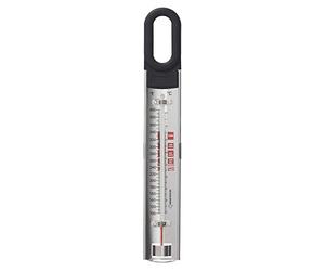 KitchenAid Termometro per Zucchero e Marmellata con Clip per Pentola Integrata, in Acciaio Inossidabile, Misurazioni da 40°C a 200°C