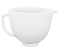 KitchenAid UK KitchenAid Ceramic Bowl White Chocolate for 4.3L And 4.8L Stand Mixer Ciotola Mermaid Lace, Cioccolato Bianco
