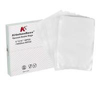 KitchenBoss Buste Sottovuoto Alimenti Sacchetti-Sottovuoto-Alimenti: Sacchetto Sottovuoto 50 Buste 15 x 25 cm,Sacchetti Sous Vide Ccottura,per Macchina Sottovuoto,Buste Goffrate