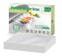 KitchenBoss Sacchetti Sottovuoto per Alimenti 20x30 cm 80 Buste：Sacchetti Sottov