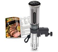 KitchenBoss Sous Vide Roner Cucina a Bassa Temperatura Slow Cooker Circolatore Termico Professionale IPX7 impermeabile,Timer con Touch Screen, Argento