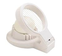 KitchenCraft Affettauova, Tagliauova multifunzionale, in plastica con filo in acciaio inox, 12 x 9 x 4 cm, bianco