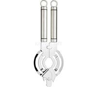 KitchenCraft Apriscatole professionale in acciaio inox 2 in 1 per bottiglie e barattoli, 26,5 cm (10,5"), Argento
