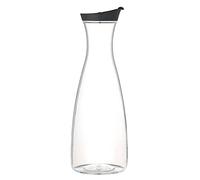 Kitchencraft - Caraffa grande per succo con coperchio, colore: Nero, 1.5 L