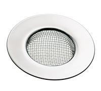 KitchenCraft Filtro per lavello a rete / Scarico della doccia, Acciaio inox, 7,5 cm, Argento