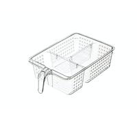 KitchenCraft Contenitore Grande in Plastica da Frigorifero, 20,5 x 31 x 9 cm - Trasparente