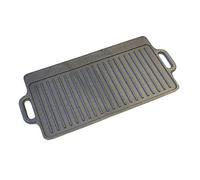 KitchenCraft - Deluxe Piastra per Griglia in Ghisa, Grigio, 50 x 23 cm, KCCIGRID