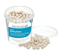 KitchenCraft Fagioli di cottura in ceramica per pasticceria cieca, lavabili e riutilizzabili, in ceramica resistente al calore, 500g