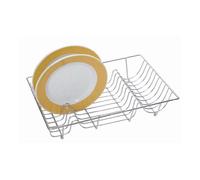 KitchenCraft Grande Scolapiatti in Filo di Metallo Cromato, 48 cm x 33 cm (19” x 13”)