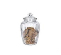 KitchenCraft Home Made Contenitore di Vetro con Coperchio, Biscottiera , Barattolo 2,2 Litri - Trasparente