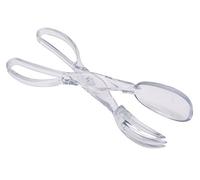 KitchenCraft Pinze a forbice per insalata in acrilico, trasparenti, 29 cm (11,5")