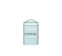 KitchenCraft Living Nostalgia Contenitore per Caffè, con Coperchio Salvafreschezza, Solo Lavaggio a Mano, 11 x 17 cm (4" x 6.5"), Blu
