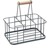 KitchenCraft Living Nostalgia Portabottiglie in Filo da 6 Argento