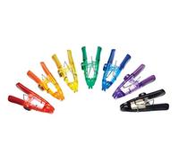KitchenCraft Fermasacchetti magnetici in plastica / Porta memo - Colori assortiti (confezione da 7)
