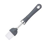 KitchenCraft Pennello professionale in nylon per pasticceria / pennello per imburrare con impugnatura morbida, 21 cm (8,5"), nero