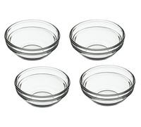 KitchenCraft Pinch Bowls / Pentole per salse in vetro, 55 ml (2 fl oz) (Set di 4)