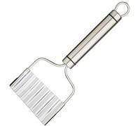 KitchenCraft Taglierina professionale per patatine fritte in acciaio inox, 21 x 8 cm (8,5" x 3"), argento