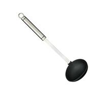 KitchenCraft Professional Mestolo in Acciaio Inox con Testa in Nylon Antiaderente, 33 cm