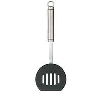 KitchenCraft Professional Nylon Round Slotted Food Turner con manico in acciaio inox, 32 cm (12,5")